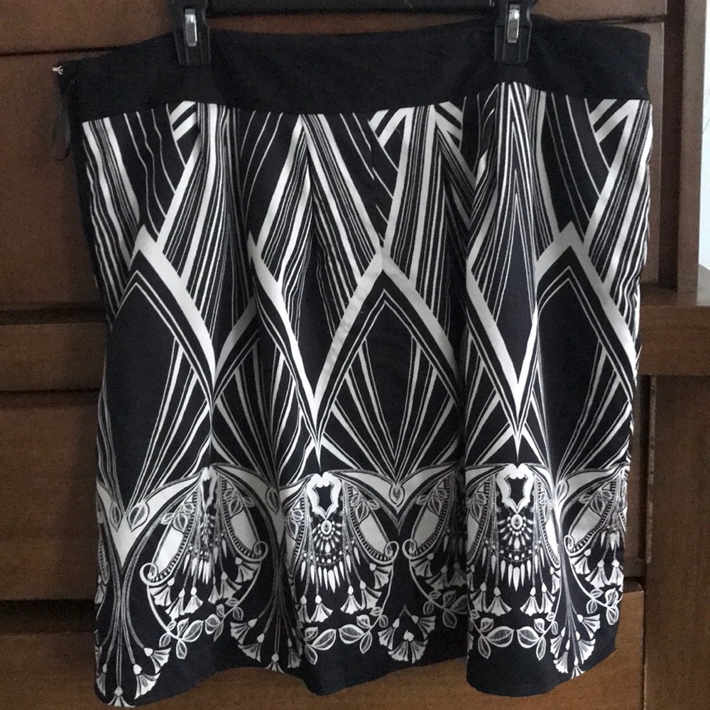 Black and White Skirt